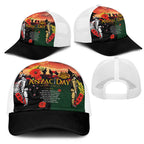 New Zealand and Australia ANZAC Day Mesh Trucker Cap Lest We Forget Indigenous and Maori Pattern