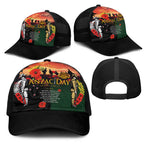 New Zealand and Australia ANZAC Day Mesh Trucker Cap Lest We Forget Indigenous and Maori Pattern