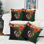 New Zealand and Australia ANZAC Day Pillow Cover Lest We Forget Indigenous and Maori Pattern