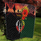 New Zealand and Australia ANZAC Day Quilt Lest We Forget Indigenous and Maori Pattern