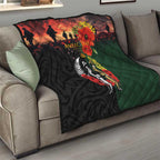 New Zealand and Australia ANZAC Day Quilt Lest We Forget Indigenous and Maori Pattern