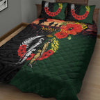 New Zealand and Australia ANZAC Day Quilt Bed Set Lest We Forget Indigenous and Maori Pattern
