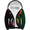 New Zealand and Australia ANZAC Day Sherpa Hoodie Lest We Forget Indigenous and Maori Pattern