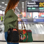New Zealand and Australia ANZAC Day Travel Bag Lest We Forget Indigenous and Maori Pattern