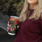 New Zealand and Australia ANZAC Day Tumbler Cup Lest We Forget Indigenous and Maori Pattern
