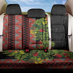 Maori Tukutuku Back Car Seat Cover with Ferns Pohutukawa and Kowhai Tribal Moko Patterns