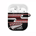 New Zealand Christmas AirPods Case Funny Santa Claus Haka Dance with Tukutuku