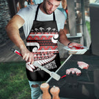 New Zealand Christmas Apron Funny Santa Claus Haka Dance with Tukutuku