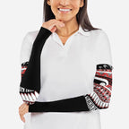 New Zealand Christmas Arm Sleeves Funny Santa Claus Haka Dance with Tukutuku