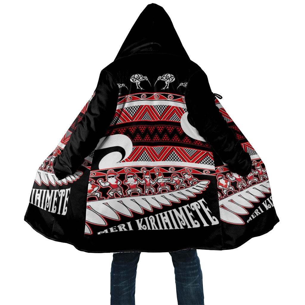 New Zealand Christmas Cloak Funny Santa Claus Haka Dance with Tukutuku
