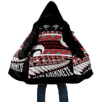 New Zealand Christmas Cloak Funny Santa Claus Haka Dance with Tukutuku