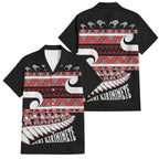 New Zealand Christmas Family Matching Mermaid Dress and Hawaiian Shirt Funny Santa Claus Haka Dance with Tukutuku