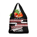 New Zealand Christmas Grocery Bag Funny Santa Claus Haka Dance with Tukutuku