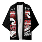 New Zealand Christmas Kimono Funny Santa Claus Haka Dance with Tukutuku