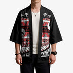 New Zealand Christmas Kimono Funny Santa Claus Haka Dance with Tukutuku