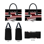New Zealand Christmas Leather Bag Funny Santa Claus Haka Dance with Tukutuku