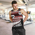 New Zealand Christmas Men Tank Top Funny Santa Claus Haka Dance with Tukutuku