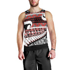 New Zealand Christmas Men Tank Top Funny Santa Claus Haka Dance with Tukutuku