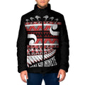 New Zealand Christmas Padded Jacket Funny Santa Claus Haka Dance with Tukutuku