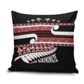 New Zealand Christmas Pillow Cover Funny Santa Claus Haka Dance with Tukutuku