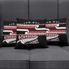 New Zealand Christmas Pillow Cover Funny Santa Claus Haka Dance with Tukutuku