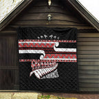 New Zealand Christmas Quilt Funny Santa Claus Haka Dance with Tukutuku