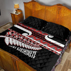 New Zealand Christmas Quilt Bed Set Funny Santa Claus Haka Dance with Tukutuku