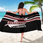 New Zealand Christmas Sarong Funny Santa Claus Haka Dance with Tukutuku