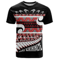 New Zealand Christmas T Shirt Funny Santa Claus Haka Dance with Tukutuku