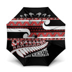 New Zealand Christmas Umbrella Funny Santa Claus Haka Dance with Tukutuku