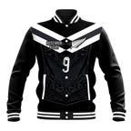 Aotearoa Rugby Custom Baseball Jacket Maori Tribal Motifs Stripes-Sporty Style