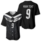 Aotearoa Rugby Custom Baseball Jersey Maori Tribal Motifs Stripes-Sporty Style