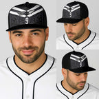 Custom Aotearoa Rugby Baseball Net Cap Maori Tribal Motifs Stripes-Sporty Style