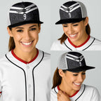 Custom Aotearoa Rugby Baseball Net Cap Maori Tribal Motifs Stripes-Sporty Style
