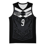 Aotearoa Rugby Custom Basketball Jersey Maori Tribal Motifs Stripes-Sporty Style
