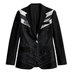 Aotearoa Rugby Custom Blazer Maori Tribal Motifs Stripes-Sporty Style