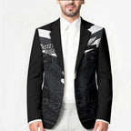 Aotearoa Rugby Custom Blazer Maori Tribal Motifs Stripes-Sporty Style