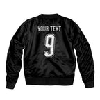 Aotearoa Rugby Custom Bomber Jacket Maori Tribal Motifs Stripes-Sporty Style