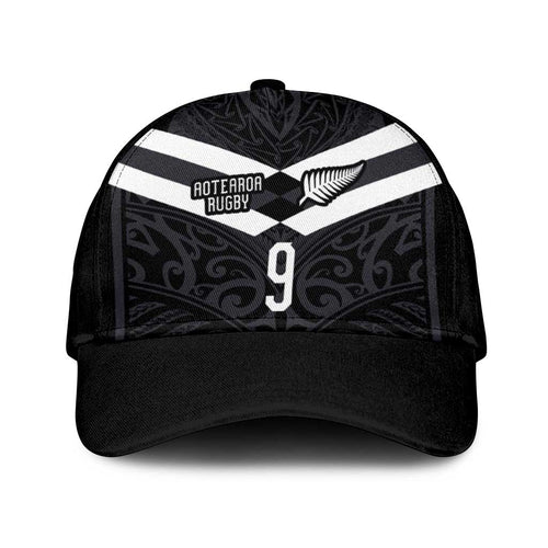 Custom Aotearoa Rugby Classic Cap Maori Tribal Motifs Stripes-Sporty Style