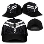 Custom Aotearoa Rugby Classic Cap Maori Tribal Motifs Stripes-Sporty Style
