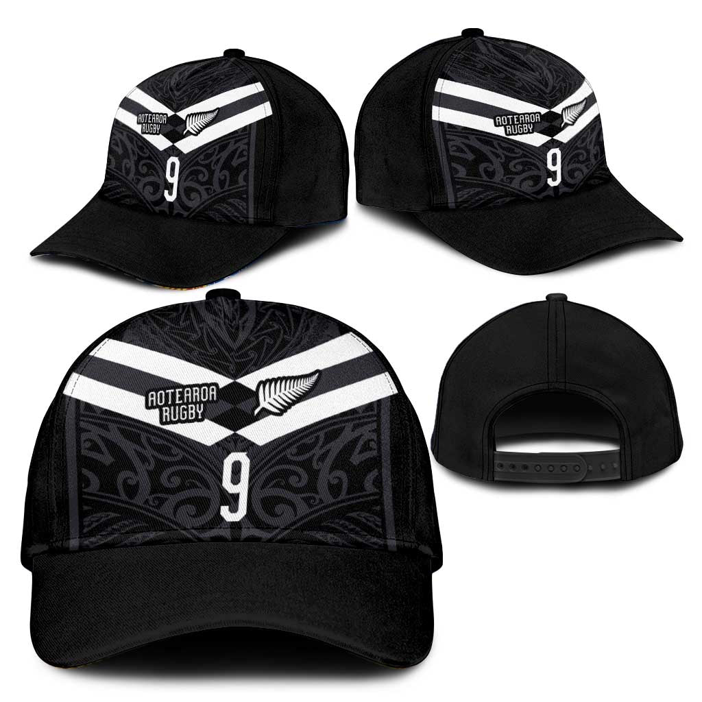 Custom Aotearoa Rugby Classic Cap Maori Tribal Motifs Stripes-Sporty Style