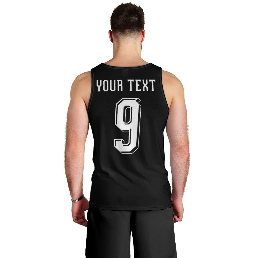 Aotearoa Rugby Custom Men Tank Top Maori Tribal Motifs Stripes-Sporty Style