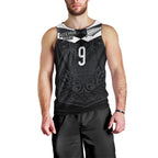 Aotearoa Rugby Custom Men Tank Top Maori Tribal Motifs Stripes-Sporty Style