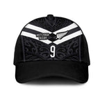 Custom Aotearoa Rugby Mesh Trucker Cap Maori Tribal Motifs Stripes-Sporty Style