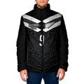 Aotearoa Rugby Custom Padded Jacket Maori Tribal Motifs Stripes-Sporty Style