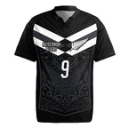 Aotearoa Rugby Custom Rugby Jersey Maori Tribal Motifs Stripes-Sporty Style