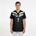 Aotearoa Rugby Custom Scrub Top Maori Tribal Motifs Stripes-Sporty Style