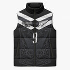 Aotearoa Rugby Custom Sleeveless Puffer Jacket Maori Tribal Motifs Stripes-Sporty Style