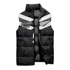 Aotearoa Rugby Custom Sleeveless Puffer Jacket Maori Tribal Motifs Stripes-Sporty Style