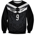 Aotearoa Rugby Custom Sweatshirt Maori Tribal Motifs Stripes-Sporty Style